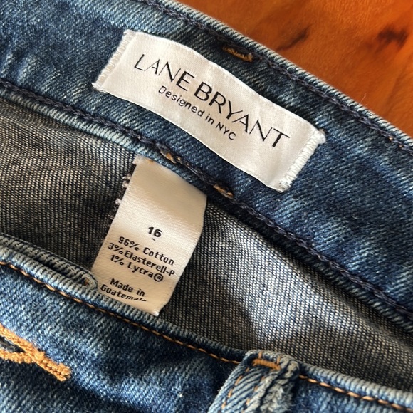 Lane Bryant high rise essential stretch straight crop size 16 - Picture 3 of 8